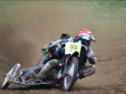 57. internationales Grasbahnrennen Zweibrücken 2018 Seitenwagen