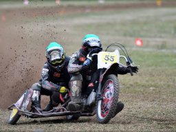 57. internationales Grasbahnrennen Zweibrücken 2018 Seitenwagen