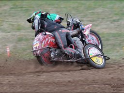 57. internationales Grasbahnrennen Zweibrücken 2018 Seitenwagen